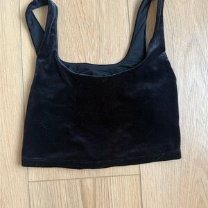 Athleta Velvet Crop Top